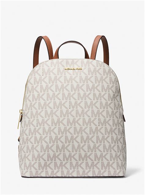 michael kors cindy backpack mk purse bag|Cindy Large Signature Logo Backpack .